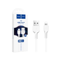 Cabo de Carregamento Hoco X20 Flash Lightning 3M Branco